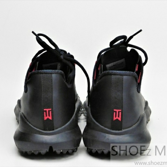 Nike Tiger Woods TW 13 Golf Shoes Mens Black Red - Picture 5 of 8